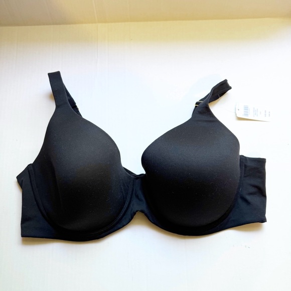 Soma Embraceable Perfect Coverage Bra Size 42D Black Underwire NEW - Picture 2 of 6